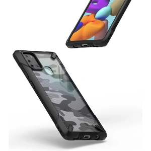 Kup Etui Ringke Fusion-X Samsung Galaxy A21s Camo (Moro) Black - RGK1213MOB - {ean13} - Sklep Home Screen