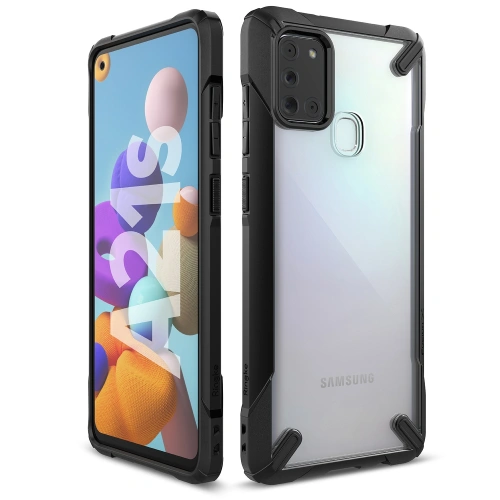 Kup Etui Ringke Fusion-X Samsung Galaxy A21s Fekete - RGK1211BLK - {ean13} - Sklep Home Screen