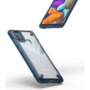 Kup Etui Ringke Fusion-X Samsung Galaxy A21s Space Blue - RGK1212BLU - {ean13} - Sklep Home Screen