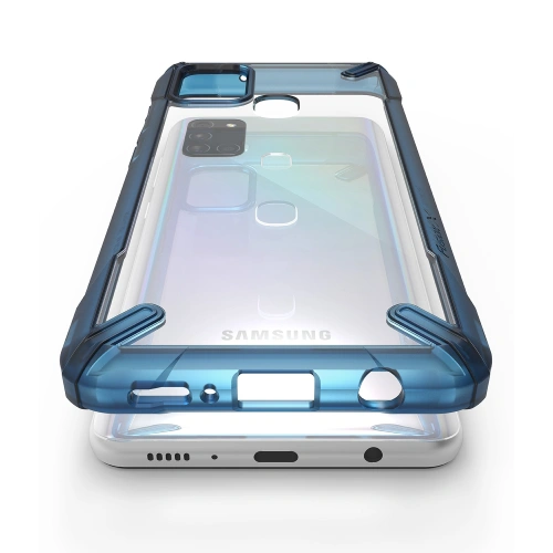 Kup Etui Ringke Fusion-X Samsung Galaxy A21s Space Blue - RGK1212BLU - {ean13} - Sklep Home Screen
