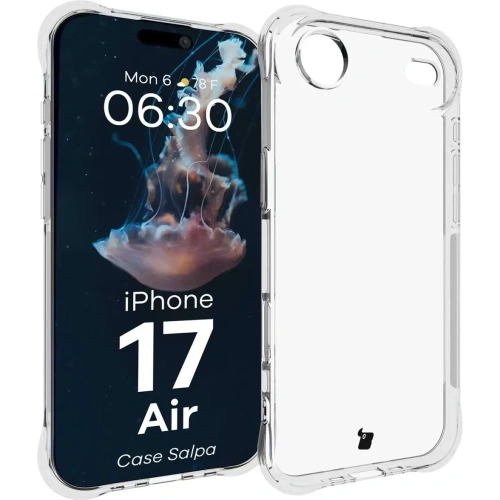 Elastyczne etui Bizon Case Salpa do Apple iPhone 17 Air przezroczyste