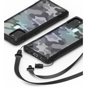Kup Etui Ringke Fusion-X Samsung Galaxy A21s Camo (Moro) Black - RGK1213MOB - {ean13} - Sklep Home Screen