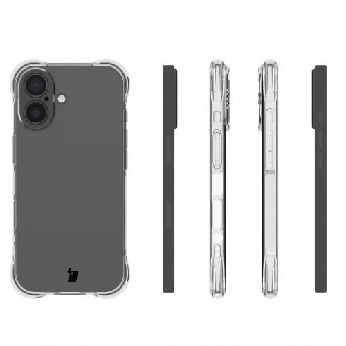Elastyczne etui Bizon Case Salpa do Apple iPhone 17 przezroczyste