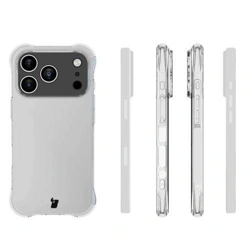 Elastyczne etui Bizon Case Salpa do Apple iPhone 17 Pro przezroczyste