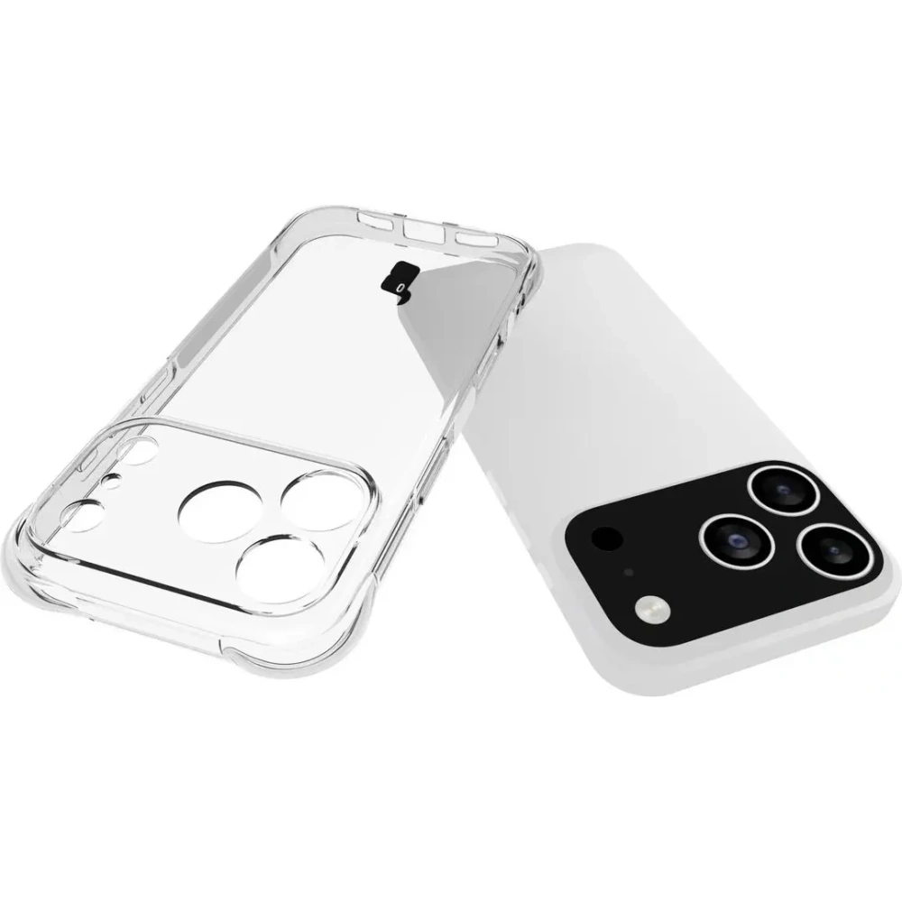 Elastyczne etui Bizon Case Salpa do Apple iPhone 17 Pro przezroczyste