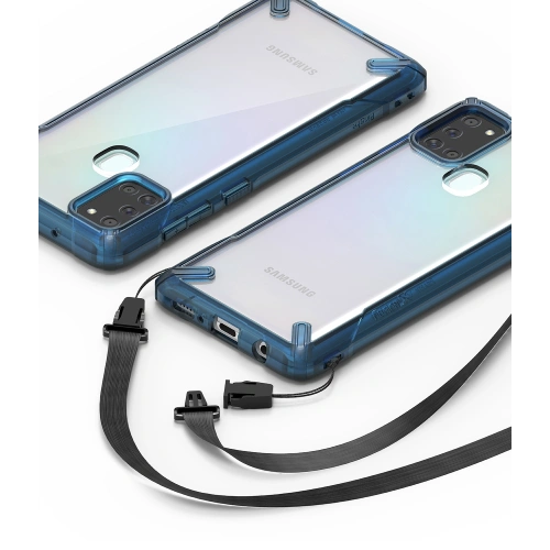 Kup Etui Ringke Fusion-X Samsung Galaxy A21s Űrkék - RGK1212BLU - {ean13} - Sklep Home Screen