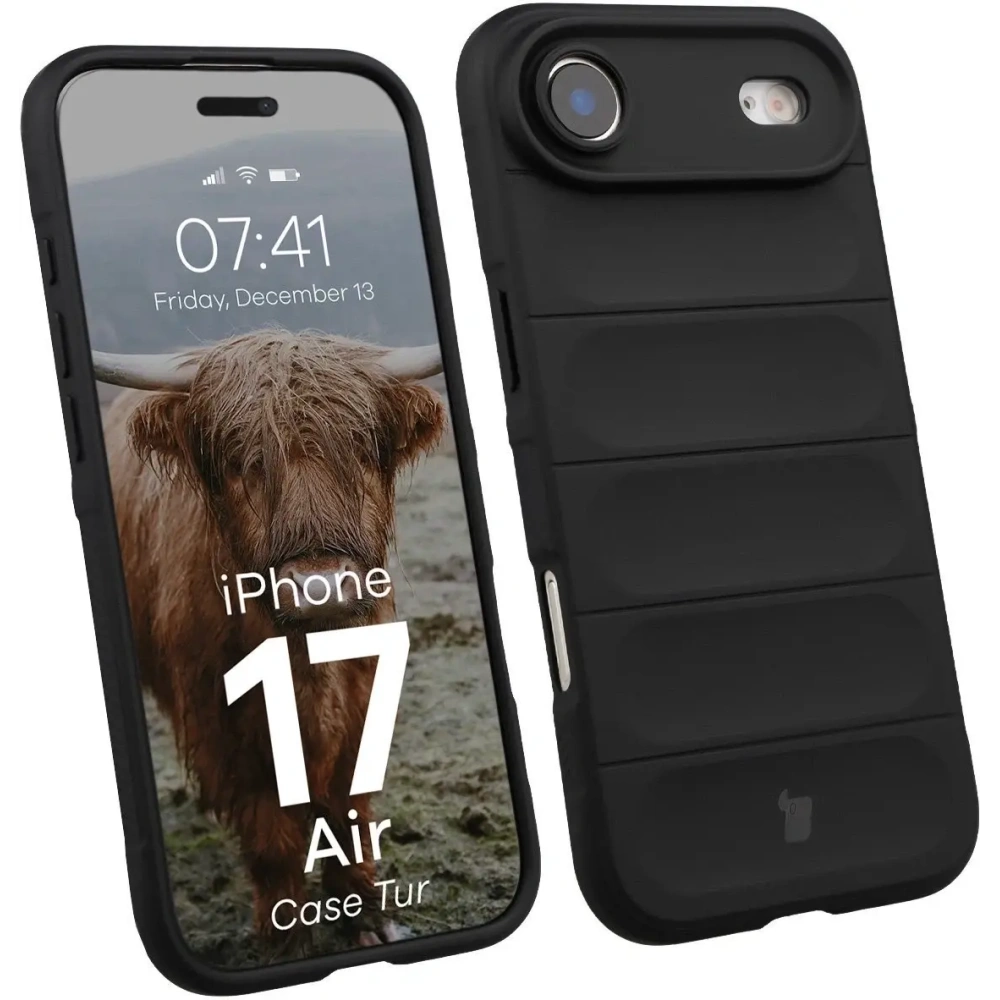 Pancerne etui Bizon Case Tur do Apple iPhone Air czarne