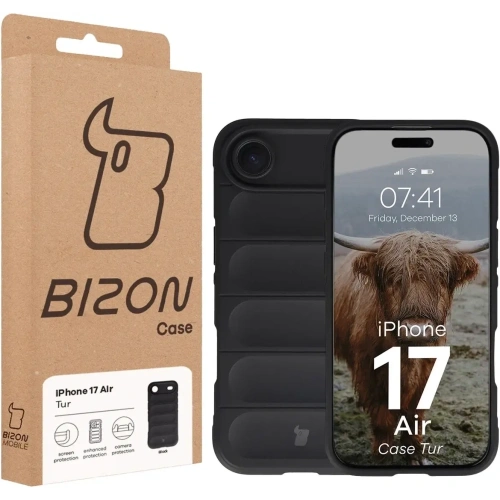 Pancerne etui Bizon Case Tur do Apple iPhone 17 Air czarne