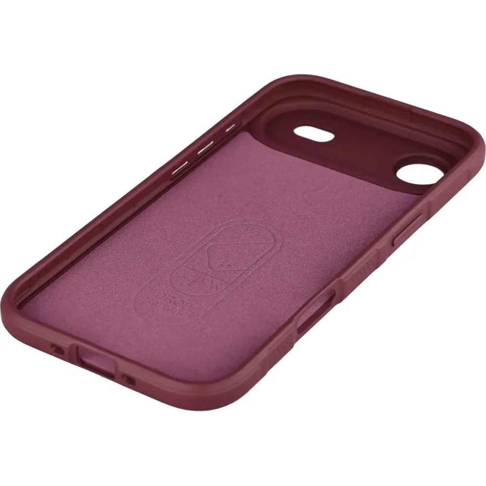 Pancerne etui Bizon Case Tur do Apple iPhone Air burgundowe