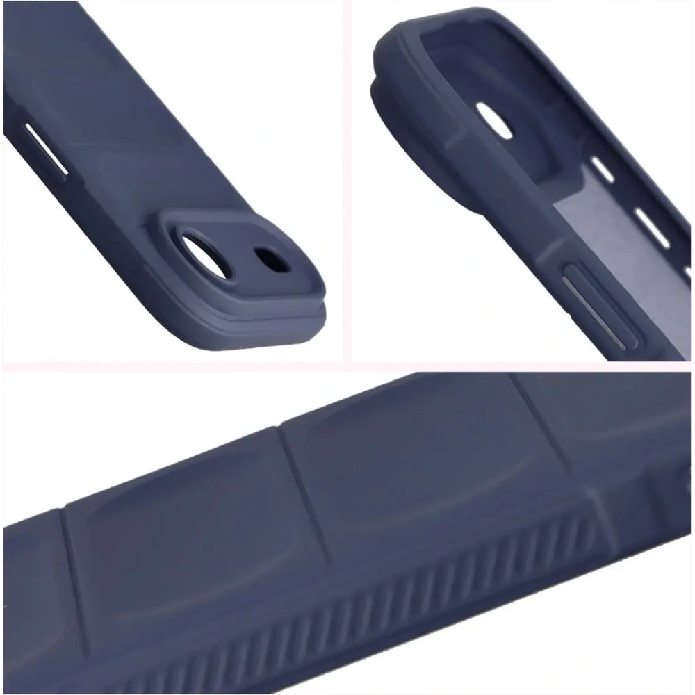 Pancerne etui Bizon Case Tur do Apple iPhone Air granatowe