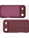 Pancerne etui Bizon Case Tur do Apple iPhone 17 Air burgundowe