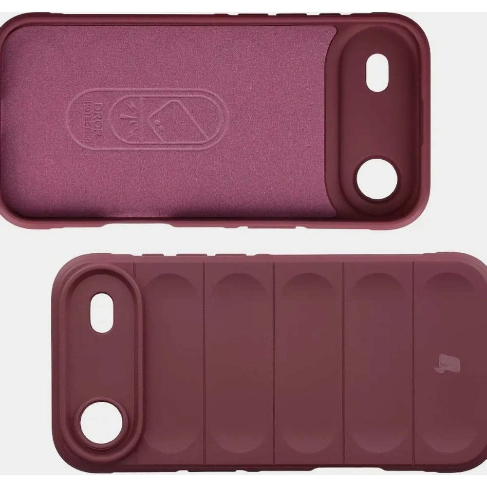 Pancerne etui Bizon Case Tur do Apple iPhone Air burgundowe