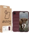 Pancerne etui Bizon Case Tur do Apple iPhone 17 Air burgundowe