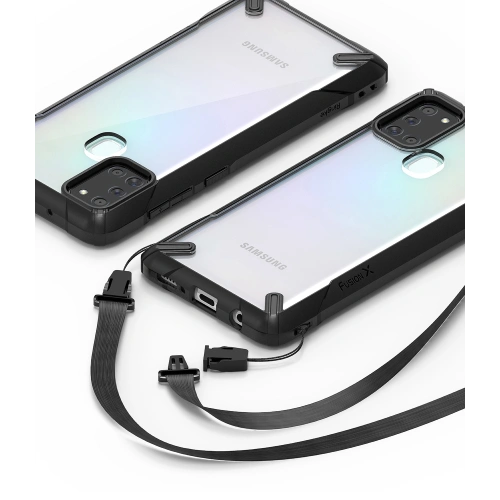 Kup Etui Ringke Fusion-X Samsung Galaxy A21s černé - RGK1211BLK - {ean13} - Sklep Home Screen