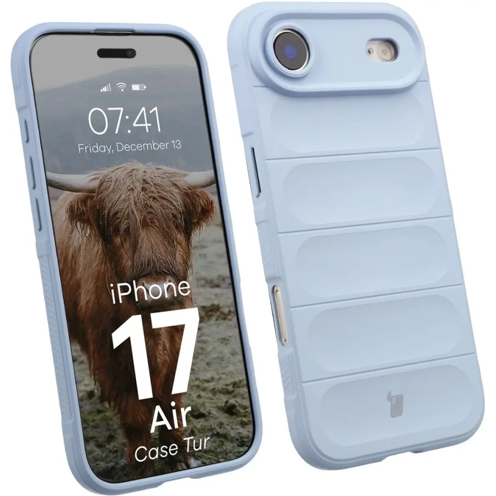 Pancerne etui Bizon Case Tur do Apple iPhone Air jasnoniebieskie