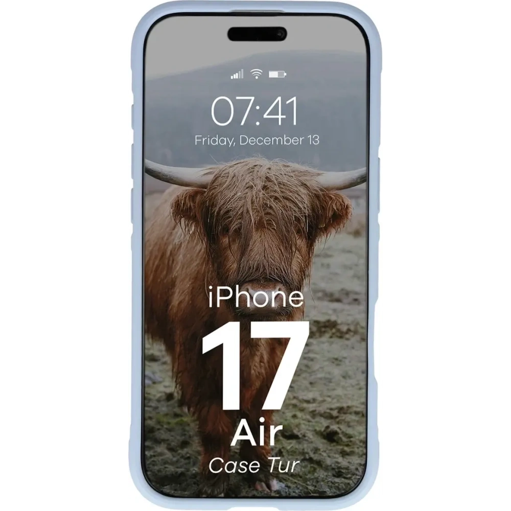 Pancerne etui Bizon Case Tur do Apple iPhone Air jasnoniebieskie