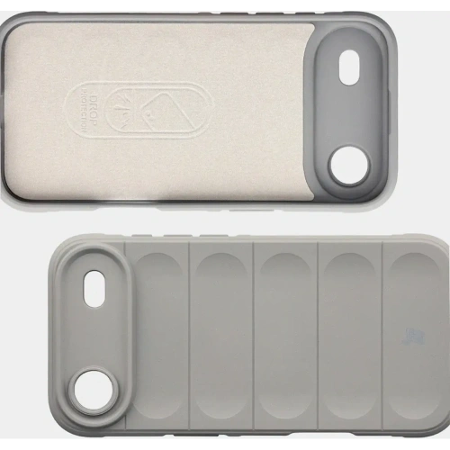 Pancerne etui Bizon Case Tur do Apple iPhone Air jasnoszare