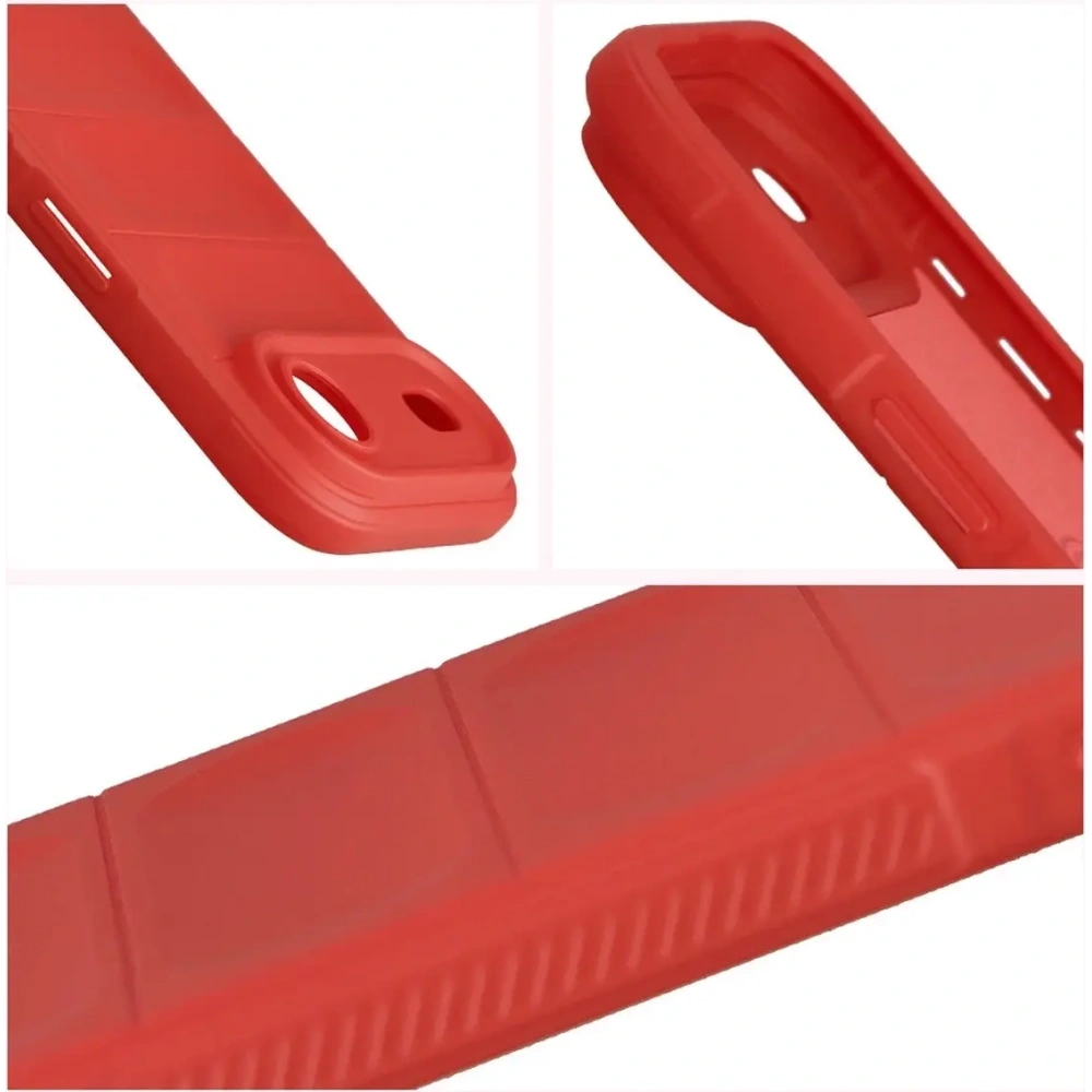 Pancerne etui Bizon Case Tur do Apple iPhone Air czerwone