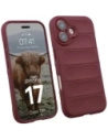 Pancerne etui Bizon Case Tur do Apple iPhone 17 burgundowe