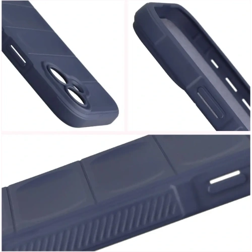 Pancerne etui Bizon Case Tur do Apple iPhone 17 granatowe