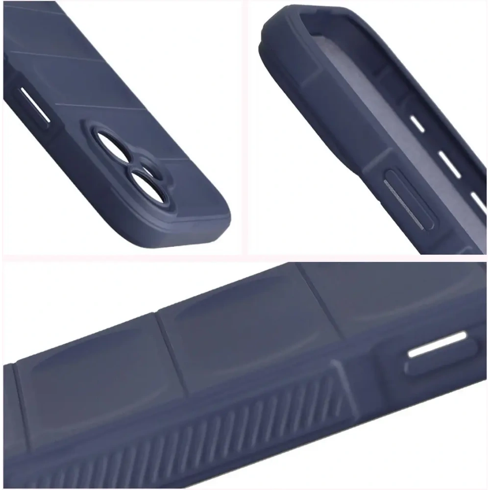 Pancerne etui Bizon Case Tur do Apple iPhone 17 granatowe