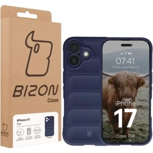 Pancerne etui Bizon Case Tur do Apple iPhone 17 granatowe