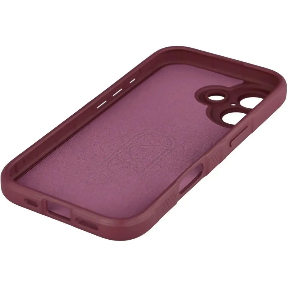 Pancerne etui Bizon Case Tur do Apple iPhone 17 burgundowe