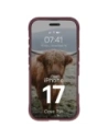 Pancerne etui Bizon Case Tur do Apple iPhone 17 burgundowe