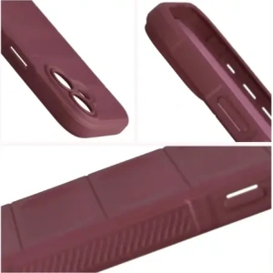 Pancerne etui Bizon Case Tur do Apple iPhone 17 burgundowe