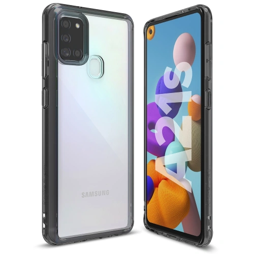 Kup Etui Ringke Fusion Samsung Galaxy A21s Smoke Black - RGK1210SM - {ean13} - Sklep Home Screen