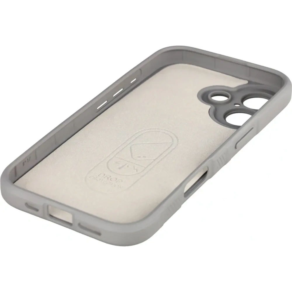 Pancerne etui Bizon Case Tur do Apple iPhone 17 jasnoszare