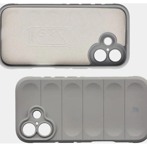 Pancerne etui Bizon Case Tur do Apple iPhone 17 jasnoszare