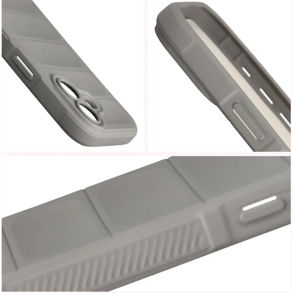 Pancerne etui Bizon Case Tur do Apple iPhone 17 jasnoszare