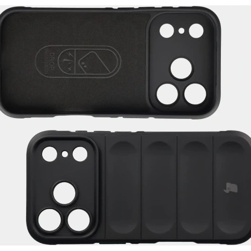 Pancerne etui Bizon Case Tur do Apple iPhone 17 Pro czarne