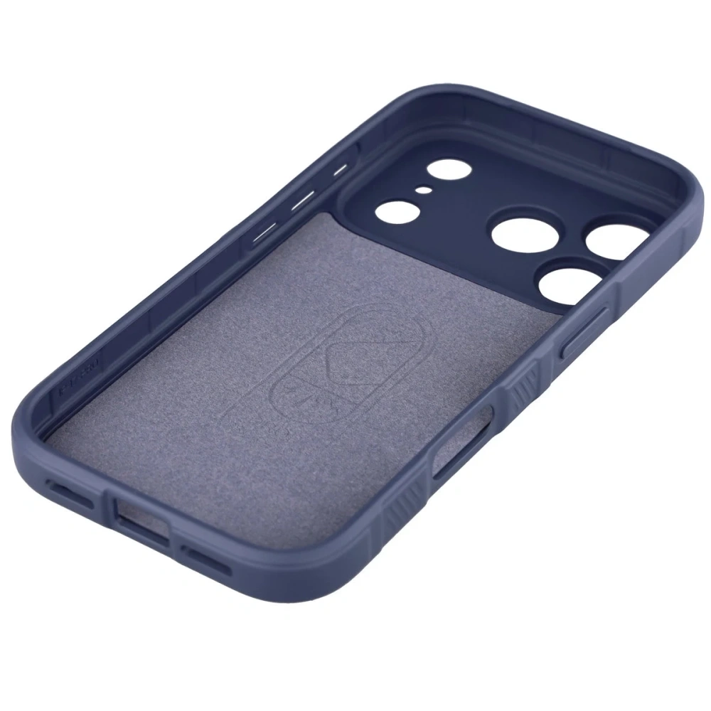 Pancerne etui Bizon Case Tur do Apple iPhone 17 Pro granatowe