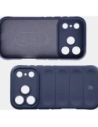 Pancerne etui Bizon Case Tur do Apple iPhone 17 Pro granatowe
