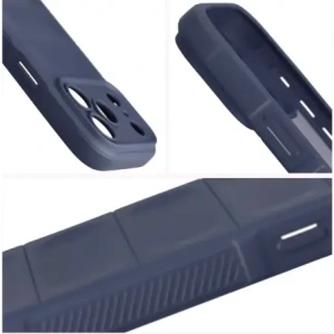 Pancerne etui Bizon Case Tur do Apple iPhone 17 Pro granatowe
