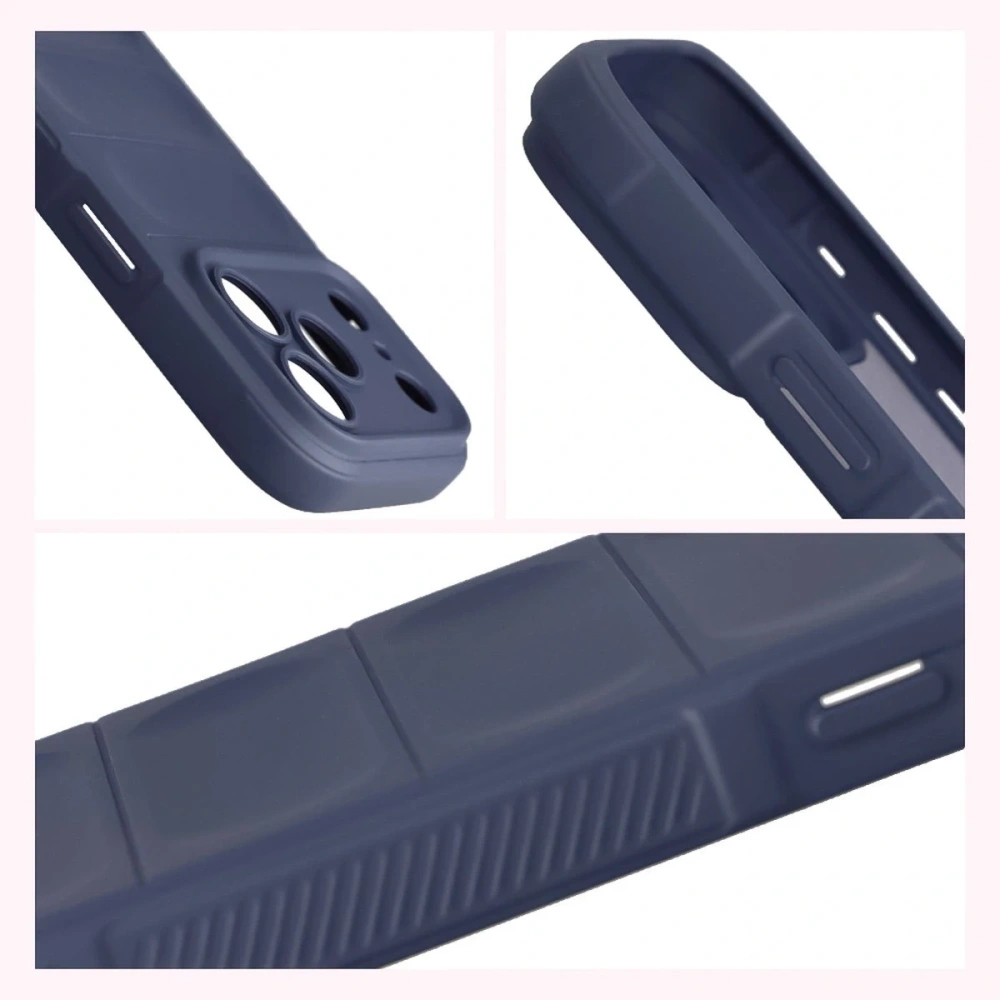 Pancerne etui Bizon Case Tur do Apple iPhone 17 Pro granatowe