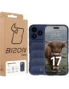 Pancerne etui Bizon Case Tur do Apple iPhone 17 Pro granatowe
