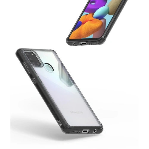 Kup Etui Ringke Fusion Samsung Galaxy A21s Füstös Fekete - RGK1210SM - {ean13} - Sklep Home Screen