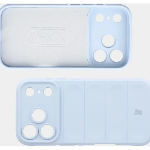 Pancerne etui Bizon Case Tur do Apple iPhone 17 Pro jasnoniebieskie