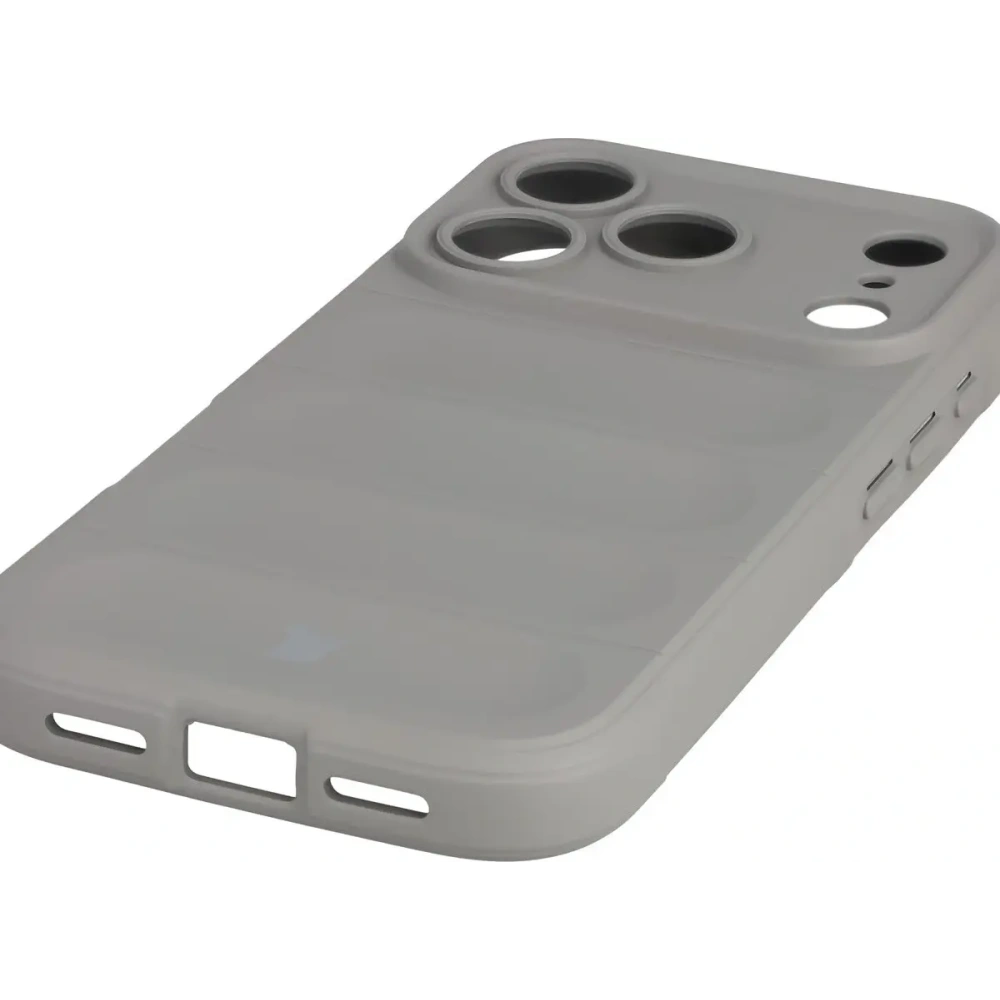 Pancerne etui Bizon Case Tur do Apple iPhone 17 Pro jasnoszare