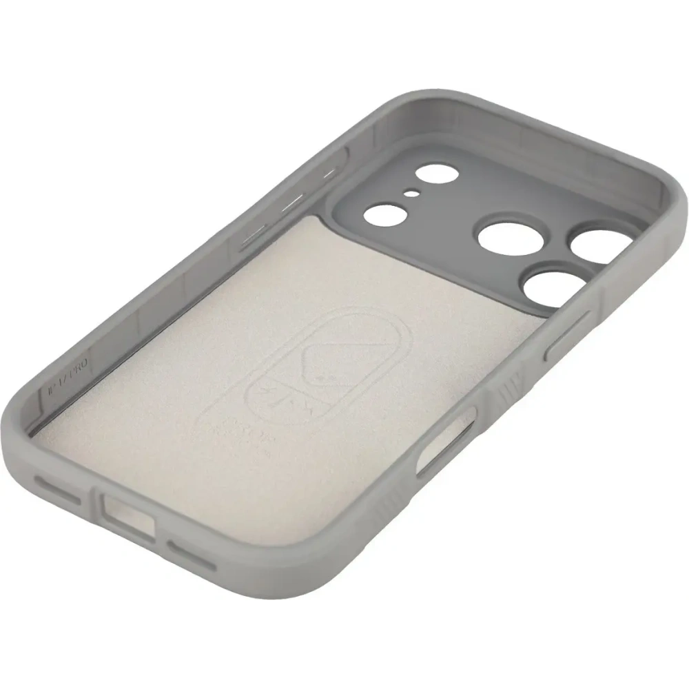 Pancerne etui Bizon Case Tur do Apple iPhone 17 Pro jasnoszare