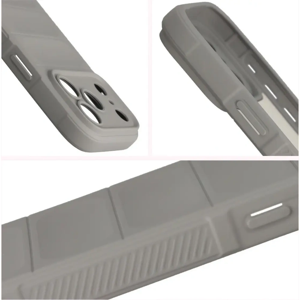 Pancerne etui Bizon Case Tur do Apple iPhone 17 Pro jasnoszare