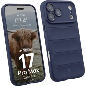 Pancerne etui Bizon Case Tur do Apple iPhone 17 Pro Max granatowe