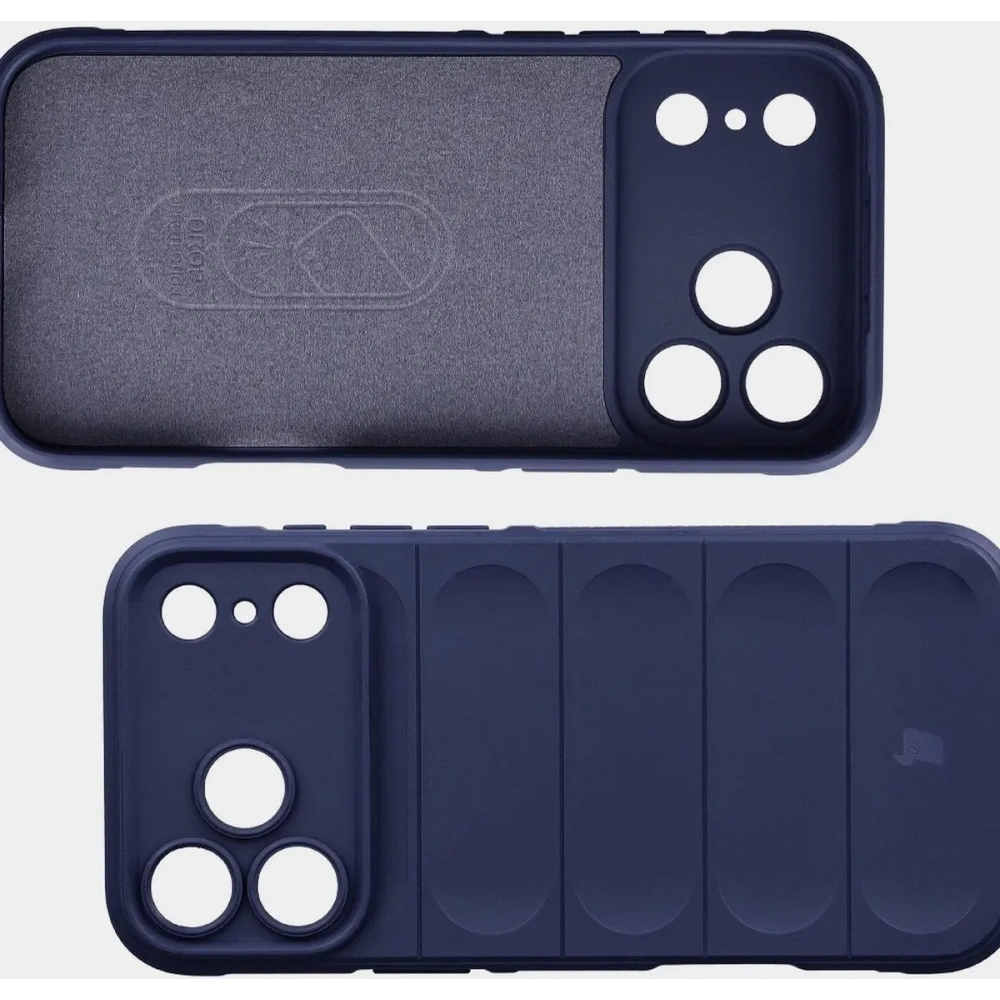 Pancerne etui Bizon Case Tur do Apple iPhone 17 Pro Max granatowe