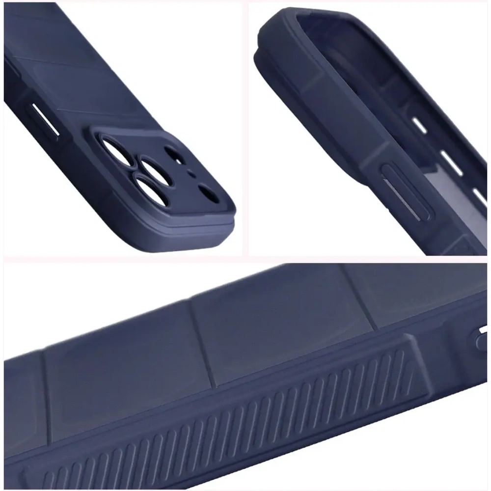 Pancerne etui Bizon Case Tur do Apple iPhone 17 Pro Max granatowe