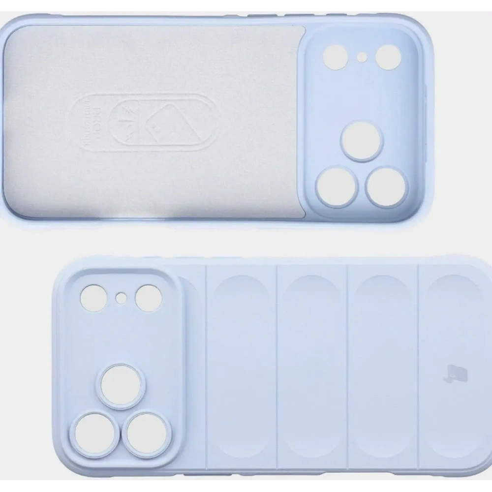 Pancerne etui Bizon Case Tur do Apple iPhone 17 Pro Max jasnoniebieskie