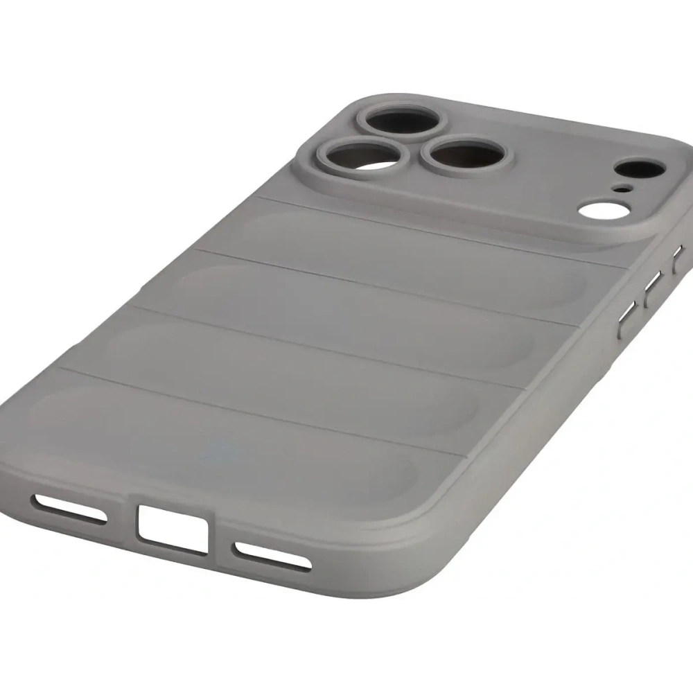 Pancerne etui Bizon Case Tur do Apple iPhone 17 Pro Max jasnoszare