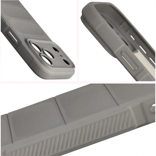 Pancerne etui Bizon Case Tur do Apple iPhone 17 Pro Max jasnoszare